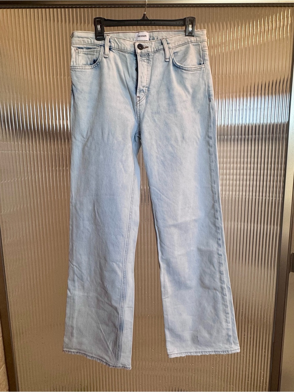 Hudson Jeans Light Blue Denim Button-Front Jeans